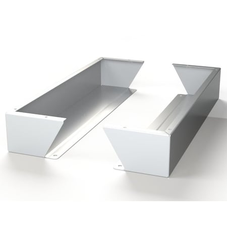 Saginaw Control & Engineering Floor Stand Kit, 6 in. H x 36 in. W x 9.12 in. L, 1 PR SCE-FK0636